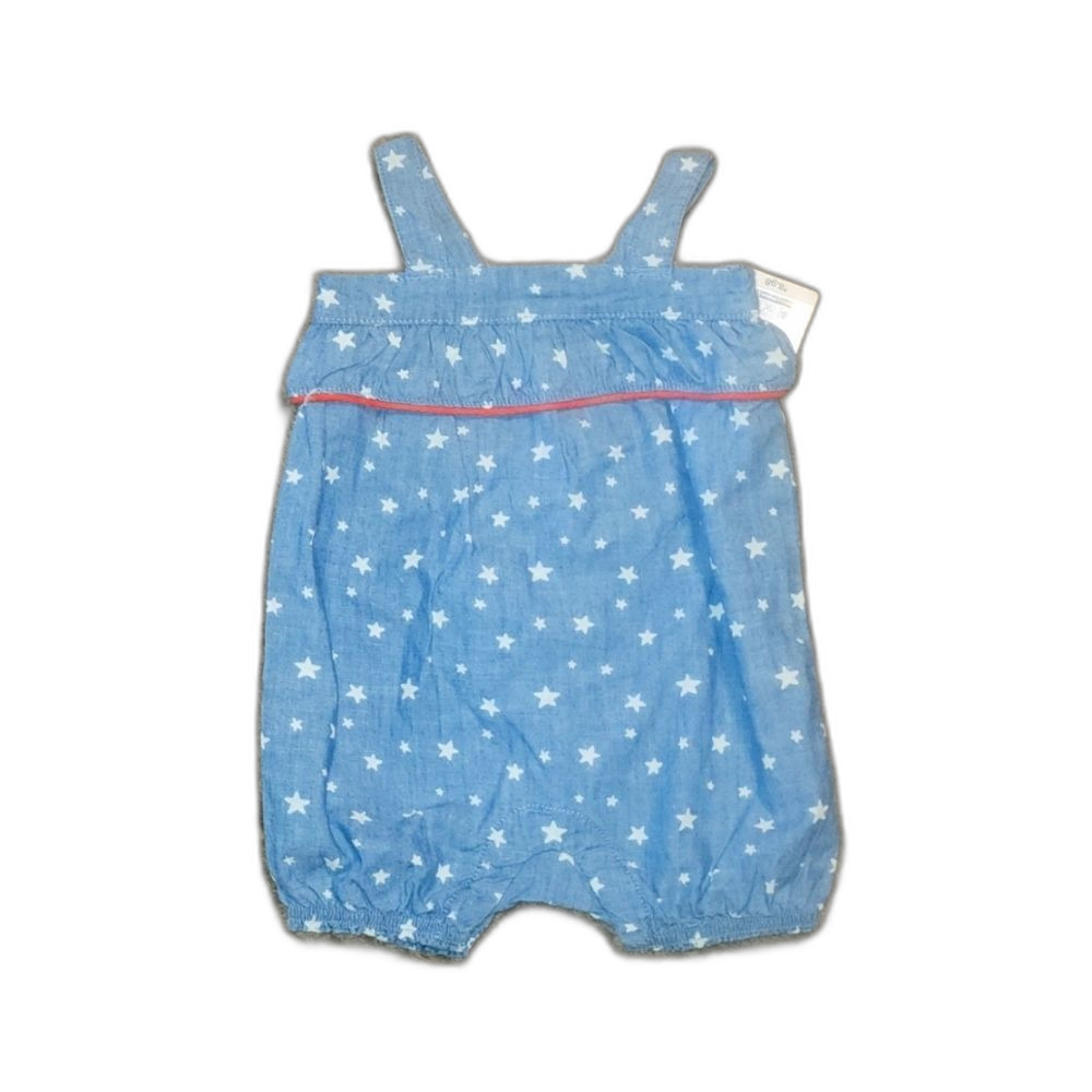 Americana Baby Girl Rompers, Size 0-3m